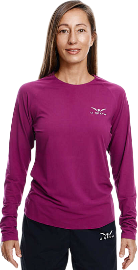 Лонгслив женский UGLOW WarmT Amaranth - Фото 3 большая