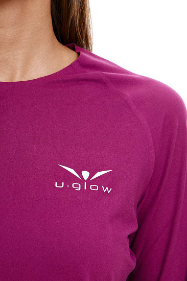 Лонгслив женский UGLOW WarmT Amaranth - Фото 5 большая