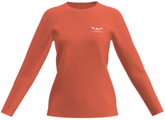 Лонгслив женский UGLOW Micro RS Tigerlily - Фото 1 большая