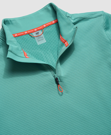 Лонгслив женский GRI Винд Зелёный - Фото 3 большая