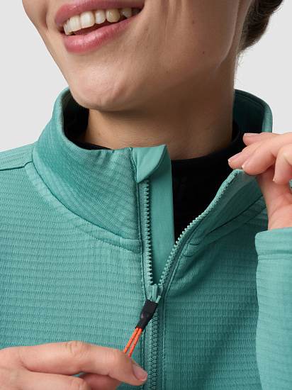 Лонгслив женский GRI Винд Зелёный - Фото 10 большая