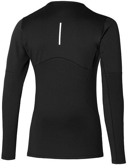 Лонгслив женский Mizuno Thermal Charge Bt Black - Фото 2 большая