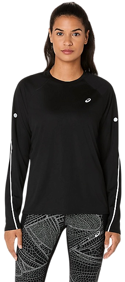 Лонгслив женский ASICS Road Lite-Show Top Performance Black - Фото 5 большая