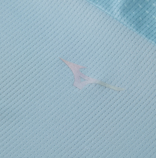 Футболка женская Mizuno DryAeroFlow Graphic Cloud Blue - Фото 5 большая