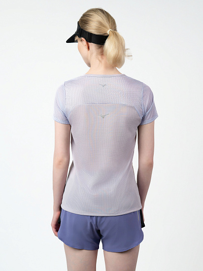 Футболка женская Mizuno DryAeroFlow Graphic Thistle - Фото 5 большая