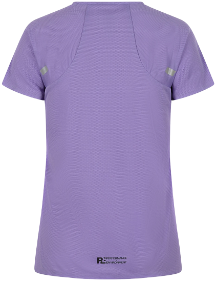 Футболка женская Mizuno Tech Light Paisley Purple - Фото 2 большая