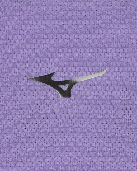 Футболка женская Mizuno Tech Light Paisley Purple - Фото 12 большая