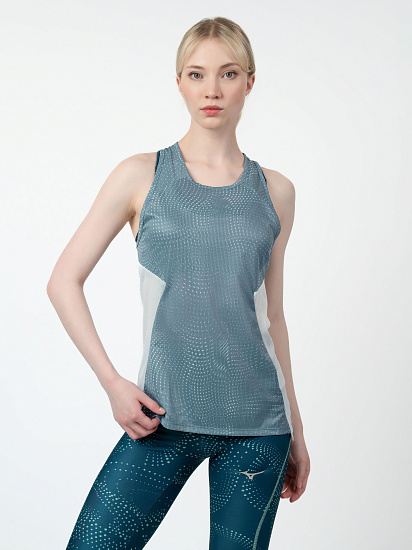 Майка женская Mizuno DryAeroFlow Graphic Citadel - Фото 3 большая