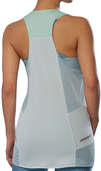 Майка женская Mizuno DryAeroFlow Cloud Blue - Фото 2 большая