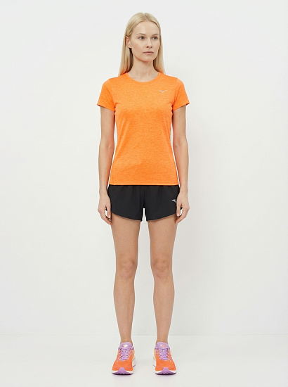 Футболка женская Mizuno Impulse Core Tangelo - Фото 3 большая