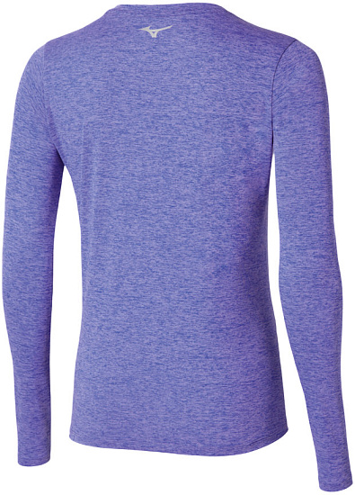 Лонгслив женский Mizuno Core Impulse Iris Bloom - Фото 2 большая