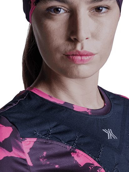 Лонгслив женский X-Bionic Corefusion Run Wolfpack/Black/Neo Pink Winter - Фото 4 большая