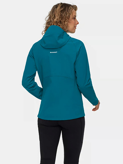 Куртка женская Mammut Ultimate Comfort So Hd Deep Teal - Фото 2 большая