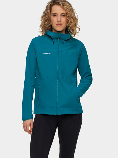 Куртка женская Mammut Ultimate Comfort So Hd Deep Teal - Фото 3 большая
