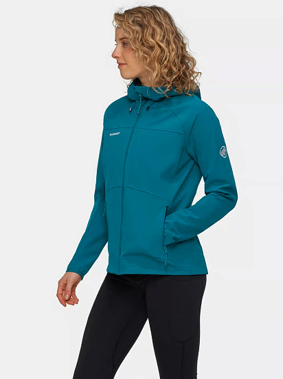 Куртка женская Mammut Ultimate Comfort So Hd Deep Teal - Фото 4 большая