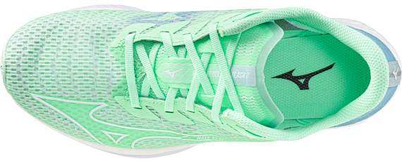 Кроссовки женские Mizuno Wave Rebellion Flash 2 Neo Mint/White/Ether - Фото 3 большая