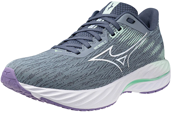 Кроссовки женские Mizuno Wave Inspire 21 Tradewinds/White/Neo Mint - Фото 5 большая