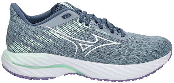 Кроссовки женские Mizuno Wave Inspire 21 Tradewinds/White/Neo Mint - Фото 1 большая