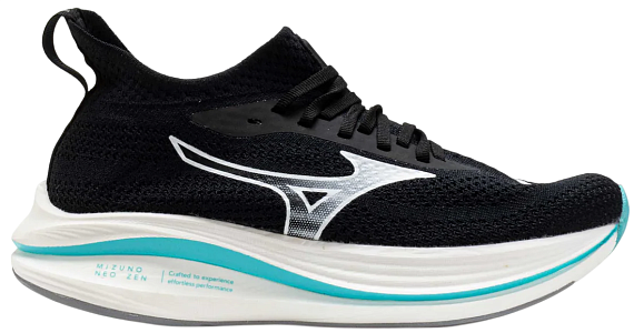 Кроссовки женские Mizuno Neo Zen Black/White/Blue Radiance - Фото 1 большая