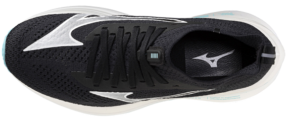 Кроссовки женские Mizuno Neo Zen Black/White/Blue Radiance - Фото 4 большая