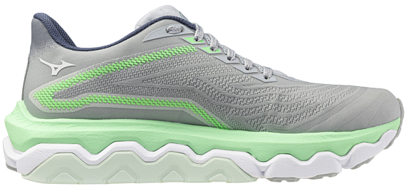 Кроссовки женские Mizuno Wave Horizon 8 Pearl Blue/White/Hint of Mint - Фото 4 большая
