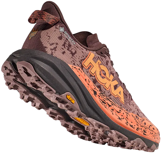 Кроссовки женские Hoka Speedgoat 6 Gtx Smoky Quartz/Quartzite - Фото 4 большая