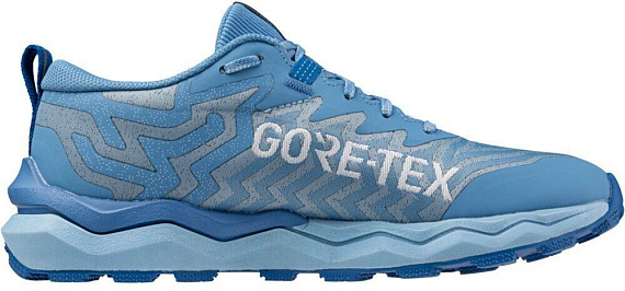Кроссовки женские Mizuno Wave Daichi 8 Gtx Glacier Lake/White/Classic Blu - Фото 3 большая