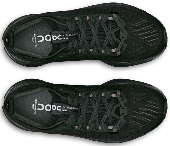Кроссовки женские On Cloudsurfer Max Black/Eclipse - Фото 2 большая