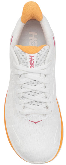 Кроссовки женские Hoka Clifton 10 White/Electric Rose - Фото 5 большая