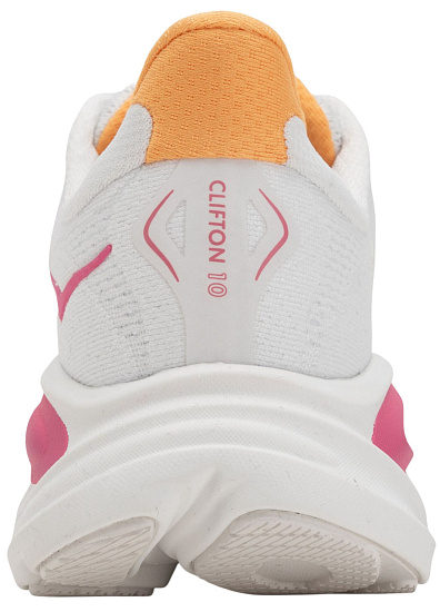 Кроссовки женские Hoka Clifton 10 White/Electric Rose - Фото 6 большая