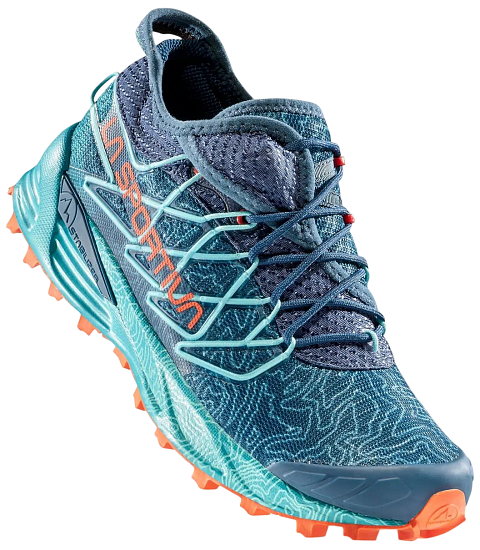 Кроссовки женские La Sportiva Mutant Storm Blue/Cherry Tomato - Фото 2 большая