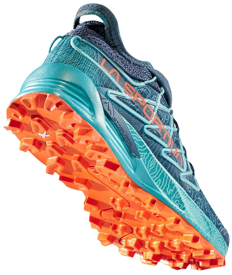 Кроссовки женские La Sportiva Mutant Storm Blue/Cherry Tomato - Фото 3 большая