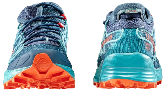 Кроссовки женские La Sportiva Mutant Storm Blue/Cherry Tomato - Фото 4 большая