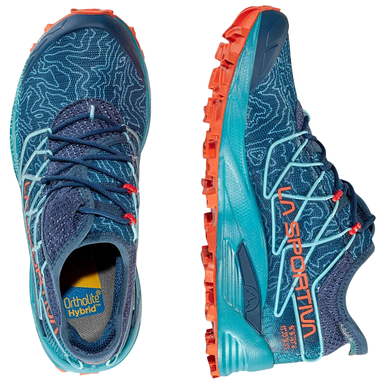 Кроссовки женские La Sportiva Mutant Storm Blue/Cherry Tomato - Фото 6 большая