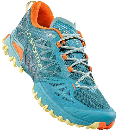 Кроссовки женские La Sportiva Bushido III Everglade/Zest - Фото 2 большая