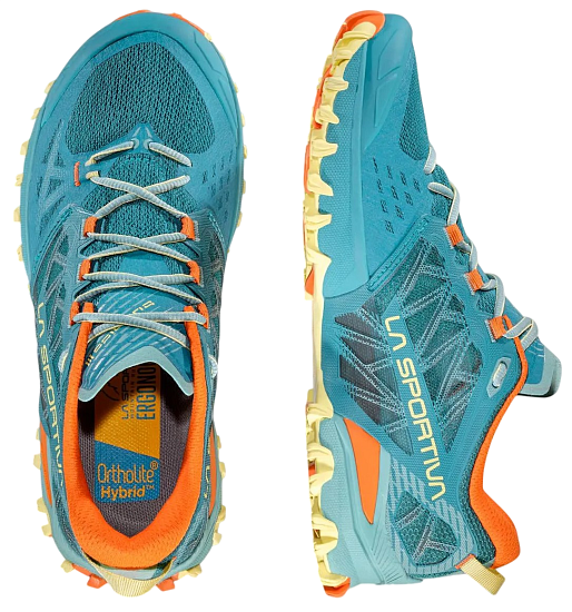 Кроссовки женские La Sportiva Bushido III Everglade/Zest - Фото 6 большая