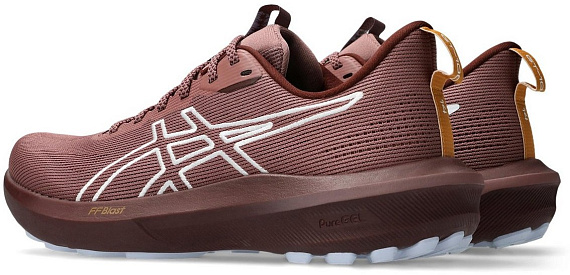 Кроссовки женские ASICS Gt-1000 14 TR Nature Bathing/Rubble Red - Фото 6 большая