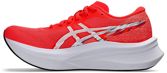 Кроссовки женские ASICS Magic Speed 4 Flash Red/White - Фото 4 большая