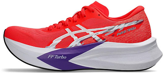Кроссовки женские ASICS Magic Speed 4 Flash Red/White - Фото 8 большая