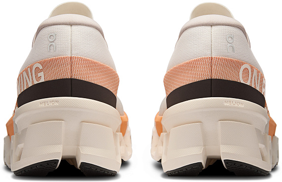 Кроссовки женские On Cloudmonster 2 Ivory/Tangerine - Фото 4 большая