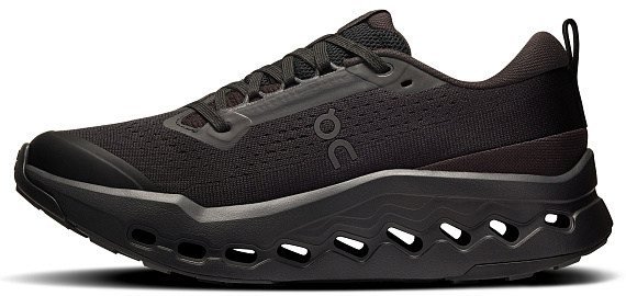 Кроссовки женские On Cloudsurfer Trail 2 Black/Black - Фото 4 большая