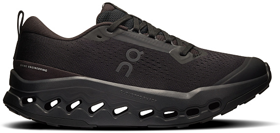 Кроссовки женские On Cloudsurfer Trail 2 Black/Black - Фото 1 большая