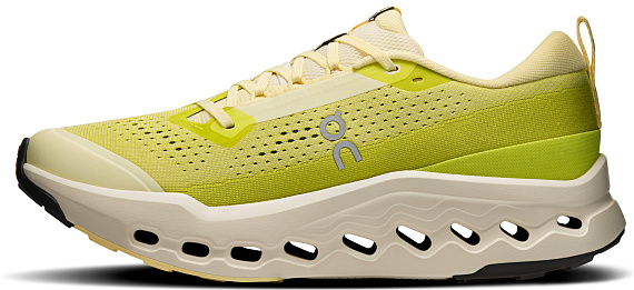 Кроссовки женские On Cloudsurfer Trail 2 Ivory/Lime - Фото 4 большая