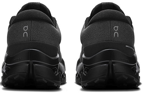 Кроссовки женские On Cloudsurfer Trail 2 Wp Black/Black - Фото 4 большая