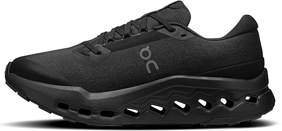 Кроссовки женские On Cloudsurfer Trail 2 Wp Black/Black - Фото 5 большая