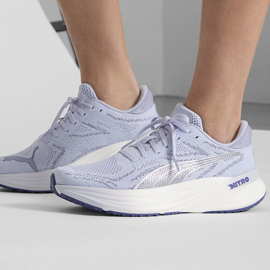 Кроссовки женские Puma Magnify Nitro 2 Cool Weather/Blue Crystal - Фото 8 большая