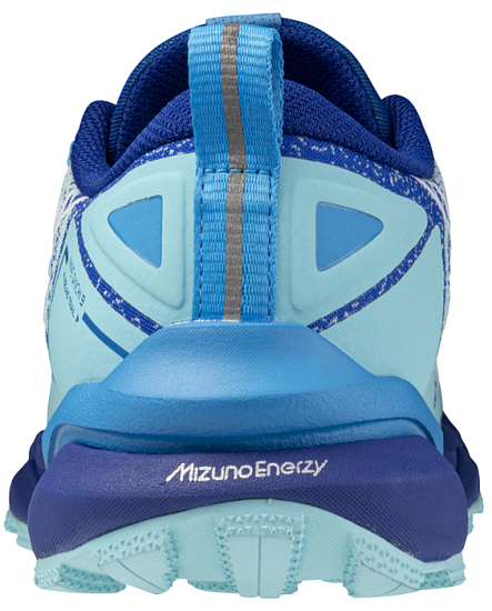 Кроссовки женские Mizuno Wave Daichi 9 Blue Radiance/White/ReflexBluC - Фото 6 большая