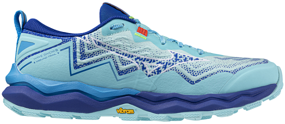 Кроссовки женские Mizuno Wave Daichi 9 Blue Radiance/White/ReflexBluC - Фото 1 большая