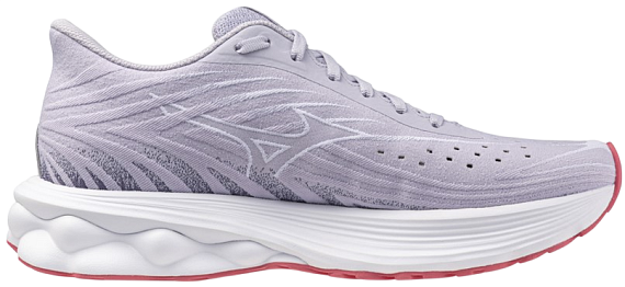 Кроссовки женские Mizuno Wave Skyrise 6 Thistle/Violet Indigo/Camellia - Фото 5 большая