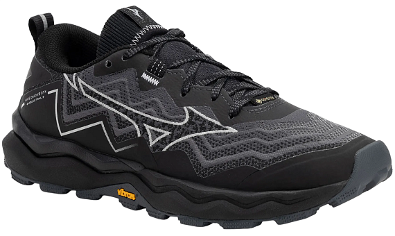 Кроссовки женские Mizuno Wave Daichi 9 Gtx Ebony/Harbor Mist/Black - Фото 3 большая